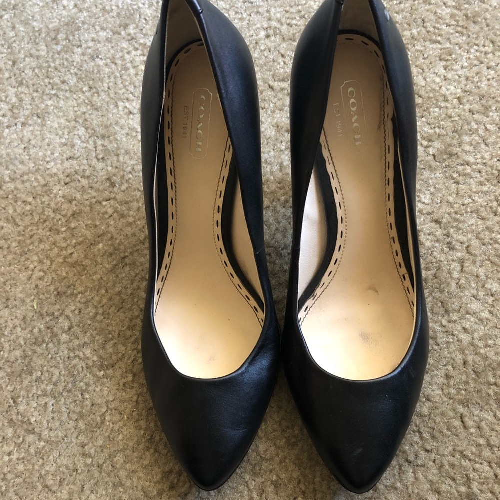 Coach Leather Heels